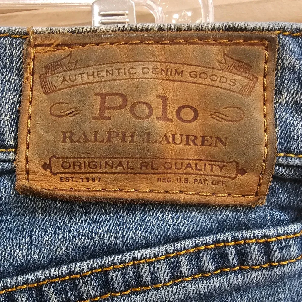 Polo Ralph Lauren Sullivan Slim Jeans Mens 36x32 Blue Denim Stretch Pants